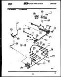 BURNER, MANIFOLD AND GAS CONTROL Diagram and Parts List for 30-3979-00-03  Tappan Range