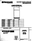 COVER Diagram and Parts List for MRT18JZBD1  Frigidaire Refrigerator