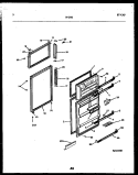 Part Location Diagram of 5300184687 Frigidaire PANEL-Freezer  DOOR
