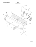 Part Location Diagram of 137014900 Frigidaire Washer Switch