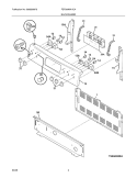 Part Location Diagram of 316557200 Frigidaire Electronic Oven Control Board