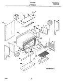 UPPER BODY Diagram and Parts List for TGO356BFD3  Frigidaire Range