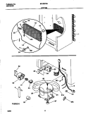 SYSTEM Diagram and Parts List for MFU20F3GW6  Frigidaire Freezer