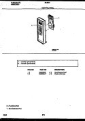 Part Location Diagram of 5303293417 Frigidaire PANEL-CONTROL Assembly