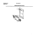 WINDOW MOUNTING PARTS Diagram and Parts List for FAC103H1A1  Frigidaire Air Conditioner