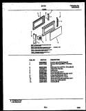 DOOR PARTS Diagram and Parts List for 56-4751-10-04  Tappan Microwave