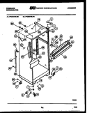 CABINET PARTS Diagram and Parts List for FPCE21TILW1  Frigidaire Refrigerator