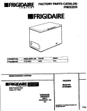 COVER Diagram and Parts List for FFC07M5CW0  Frigidaire Freezer