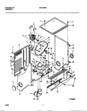 CABINET, BASE Diagram and Parts List for MLCE52RCS0  Tappan Washer