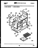 BODY PARTS Diagram and Parts List for GG32BCL2  Frigidaire Range