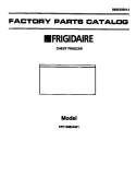 COVER Diagram and Parts List for FFC18M5AW2  Frigidaire Freezer