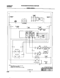 WIRING DIAGRAM Diagram and Parts List for FGF367CGSB  Frigidaire Range