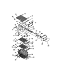 INTERIOR FREEZER COMPARTMENT Diagram and Parts List for FPE26VWCL0  Frigidaire Refrigerator