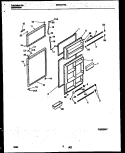 DOOR PARTS Diagram and Parts List for WRT21PRAD0  Frigidaire Refrigerator
