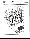 BODY PARTS Diagram and Parts List for GG32BPCW2  Frigidaire Range