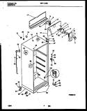 CABINET PARTS Diagram and Parts List for MRT17DRBD0  Frigidaire Refrigerator