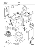 BODY Diagram and Parts List for FEFB65ASC  Frigidaire Range