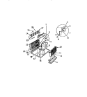 EVAPORATOR, CONDENSER (`AAA` CABINE Diagram and Parts List for A4LCC2  Frigidaire Air Conditioner