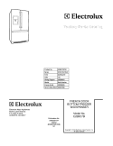 COVER Diagram and Parts List for E23BC78IPS1  Electrolux Refrigerator
