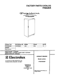 COVER Diagram and Parts List for FFU21K2CW0  Frigidaire Freezer
