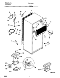 SYSTEM Diagram and Parts List for FRT16CNHD2  Frigidaire Refrigerator