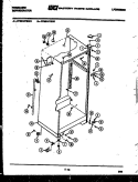 CABINET PARTS Diagram and Parts List for FPES18TEA0  Frigidaire Refrigerator