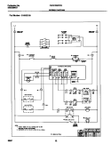 WIRING DIAGRAM Diagram and Parts List for FGF378WCCG  Frigidaire Range