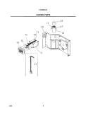 CONTROL PARTS Diagram and Parts List for FAC085J7A3  Frigidaire Air Conditioner