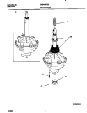 P12M0010 TRANSMISSION Diagram and Parts List for GWS445RHS0  Gibson Washer