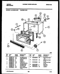 WRAPPER AND BODY PARTS Diagram and Parts List for 56-2991-10-01  Tappan Microwave