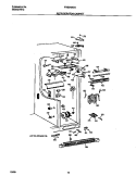 REFR CABINET Diagram and Parts List for FRS24BGGW2  Frigidaire Refrigerator
