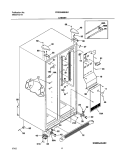 CABINET Diagram and Parts List for FRS26HBBSB1  Frigidaire Refrigerator