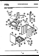 CABINET PARTS Diagram and Parts List for MWX121RBWL0  Frigidaire Washer
