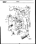 CABINET PARTS Diagram and Parts List for FRT24XHAY1  Frigidaire Refrigerator