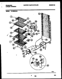 SYSTEM AND ELECTRICAL PARTS Diagram and Parts List for FFU09M3AW4  Frigidaire Freezer