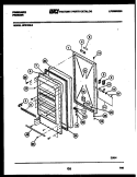 DOOR PARTS Diagram and Parts List for UFS19NL2  Frigidaire Freezer