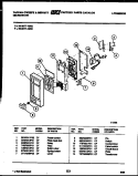 POWER CONTROL PARTS Diagram and Parts List for 56-1037-10-02  Tappan Microwave
