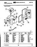 ELECTRICAL PARTS Diagram and Parts List for GAL128P1A1  Gibson Air Conditioner