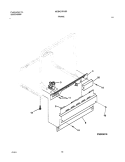 FRAME Diagram and Parts List for MDB421RJB0  Uni Dishwasher