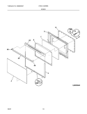 Part Location Diagram of 316202801 Frigidaire GLASS