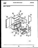 UPPER BODY PARTS Diagram and Parts List for 72-3981-23-01  Tappan Range