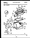 CHEST FREEZER PARTS Diagram and Parts List for MFC09M3BW0  Frigidaire Freezer