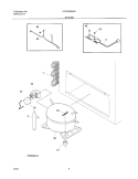 SYSTEM Diagram and Parts List for GFC05M0HW2  Gibson Freezer