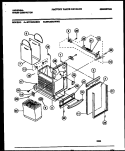 LATCH AND CONTAINER ASSEMBLY Diagram and Parts List for MTC500ABD2  Frigidaire Trash Compactor