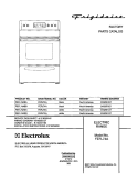 COVER Diagram and Parts List for FEFL74ABB  Frigidaire Range