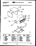 UPPER BODY PARTS Diagram and Parts List for 57-6709-00-03  Tappan Microwave Oven Combo