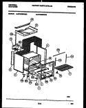 BODY PARTS Diagram and Parts List for CP240SP2L02  Frigidaire Range