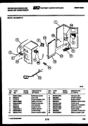 ELECTRICAL PARTS Diagram and Parts List for WAH086P1T1  Frigidaire Air Conditioner