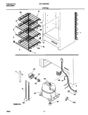 SYSTEM Diagram and Parts List for GFU12M2GW0  Gibson Freezer