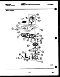 WASHER DRIVE SYSTEM AND PUMP Diagram and Parts List for LC248FL0  Frigidaire Washer